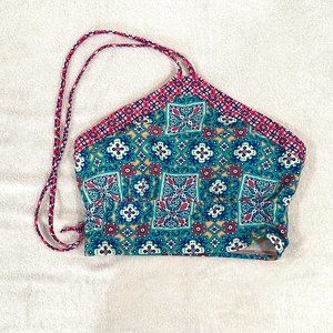 Arizona Jean Co. Blue/Pink Midkini Top, Size M